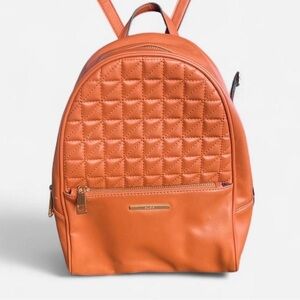 Aldo Quilted Orange Backpack